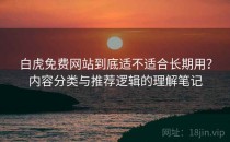 白虎免费网站到底适不适合长期用？内容分类与推荐逻辑的理解笔记