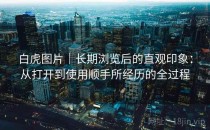 白虎图片｜长期浏览后的直观印象：从打开到使用顺手所经历的全过程