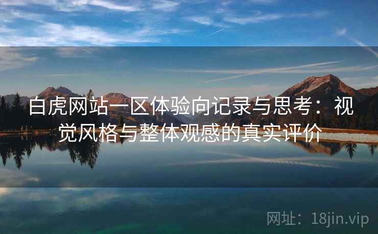 白虎网站一区体验向记录与思考：视觉风格与整体观感的真实评价  第2张