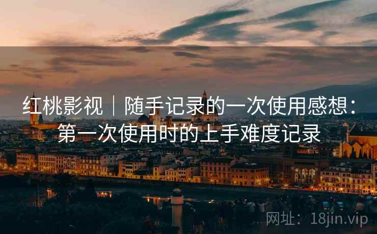 红桃影视|随手记录的一次使用感想:第一次使用时的上手难度记录 第2张 红桃影视|随手记录的一次使用感想:第一次使用时的上手难度记录 第2张